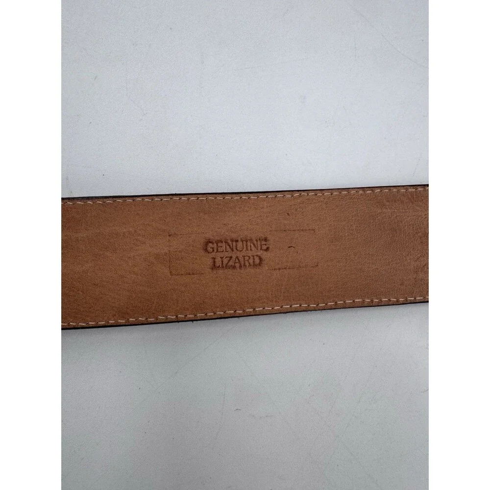 TONY LAMA Size 28 Genuine Lizard LEATHER BELT fits 22